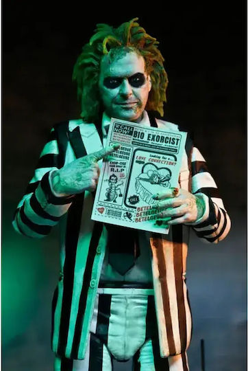 Neca Beetlejuice Ultimate Striped Suit Beetlejuice Φιγούρα Δράσης ύψους 18εκ. σε Κλίμακα 1:10