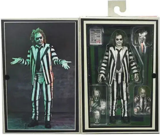 Neca Beetlejuice Ultimate Striped Suit Beetlejuice Φιγούρα Δράσης ύψους 18εκ. σε Κλίμακα 1:10