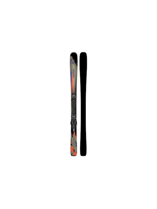 Salomon Stance 80 Ski Boots in White Color with Bindings