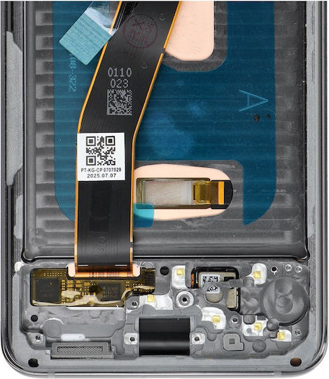Οθόνη mit Touch-Mechanismus und Rahmen für SAMSUNG S20 4G (Gray)