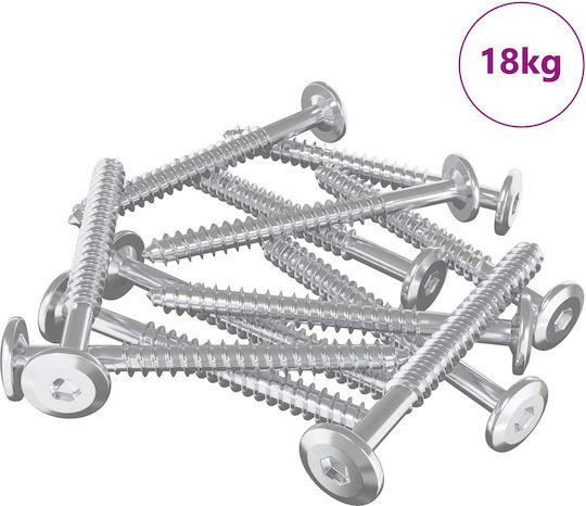 vidaXL Wood Bolts Hexagon with Length 6mm 1350pcs 18kg