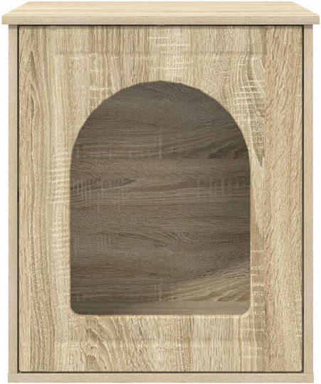 Vidaxl Cat House Sonoma 53 x 52 x 62 cm Engineered Wood