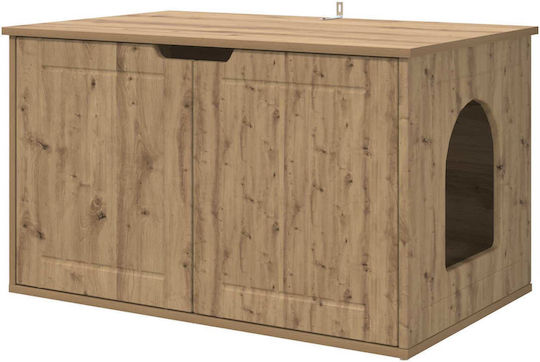 vidaxl Katzenbett aus Holz Handarbeit 85 x 55 x 53,5 cm