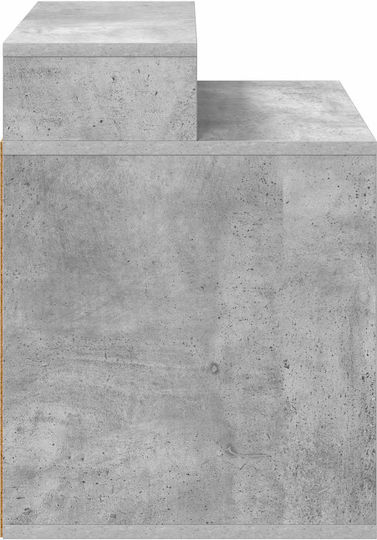 Vidaxl Casă Pentru Pisici Beton 42,5 X 40 X 53,5 Cm Lemn Prelucrat