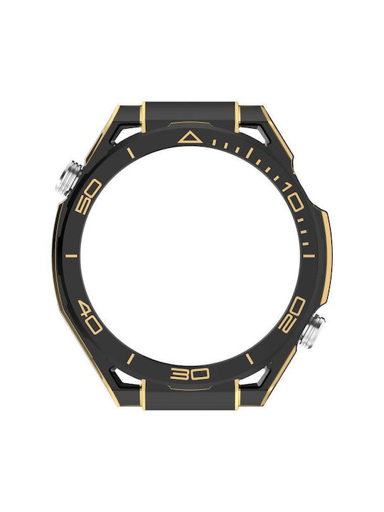 Пластмасов Калъф със Стъкло в Черен цвят за Huawei Watch GT 6 46мм