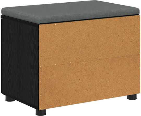 Mobilier de Intrare cu Bancă Black Beech 60x38x46cm
