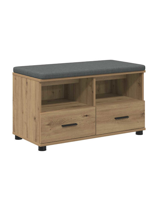 Έπιπλο Εισόδου με Παγκάκι Artisan Oak 80x38x46εκ.