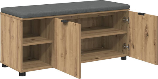 Entry Furniture with Bench Artisan Oak 100x38x46cm