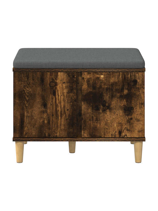 Entry Furniture with Bench Καπνιστό Δρύς 60x38x46cm