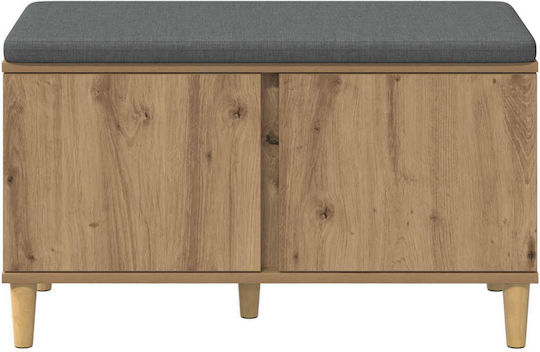 Entry Furniture with Bench Artisan Oak 60x38x46cm
