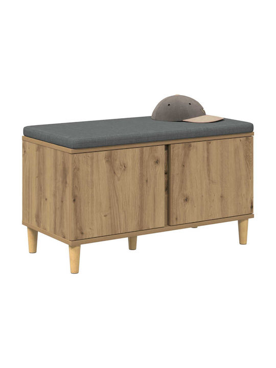Mobilier de Intrare cu Bancă Artisan Oak 60x38x46cm
