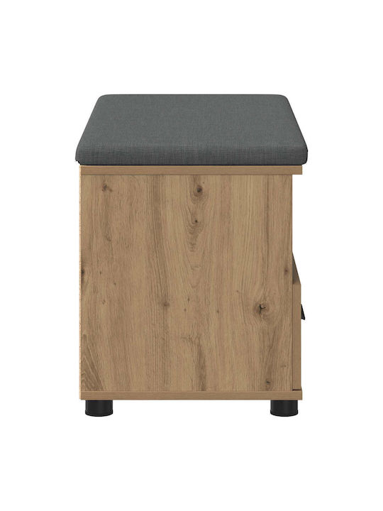 Έπιπλο Εισόδου με Παγκάκι Artisan Oak 80x38x46εκ.