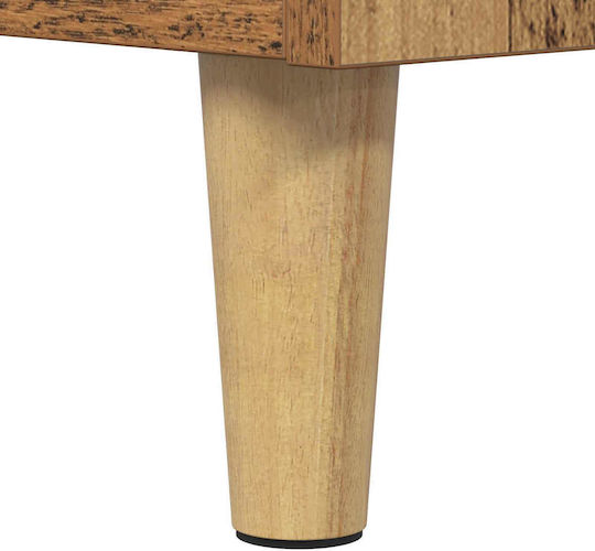 Vidaxl Casă Pentru Pisici Lemn Vechi 51 X 30 X 52 Cm Lemn Prelucrat
