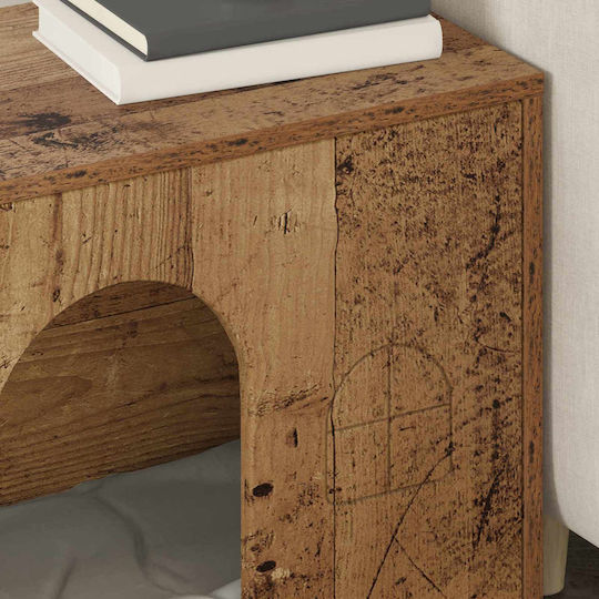 Vidaxl Casă Pentru Pisici Lemn Vechi 51 X 30 X 52 Cm Lemn Prelucrat
