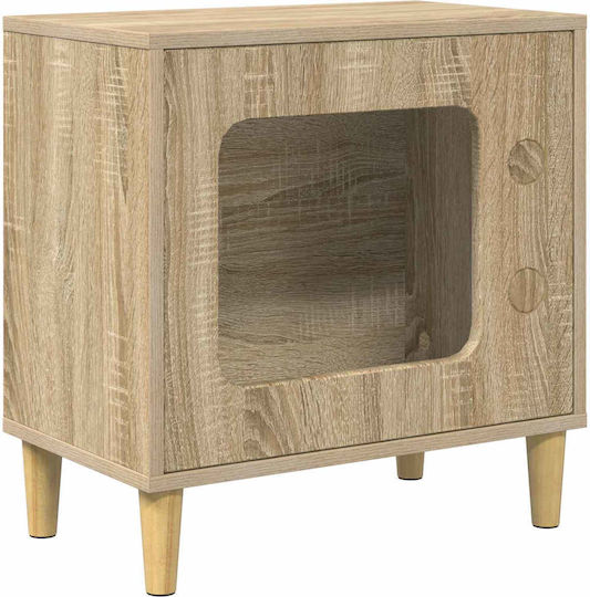 Vidaxl Σπίτι Γάτας Σονόμα 51 X 30 X 52 Εκ Επεξεργασμένο Ξύλο