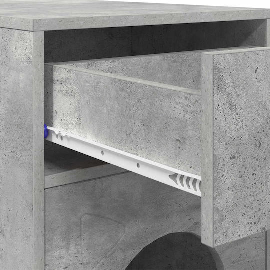 Vidaxl Cat House Concrete 72 x 42.5 x 70 cm Engineered Wood