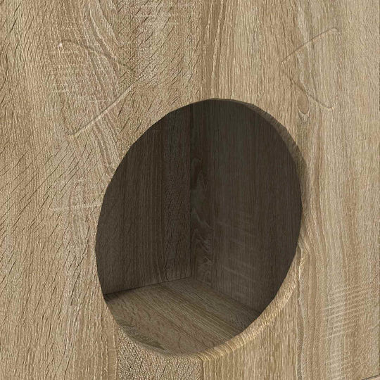 Vidaxl Casă Pentru Pisici Sonoma 72 X 42.5 X 70 Cm Lemn Prelucrat