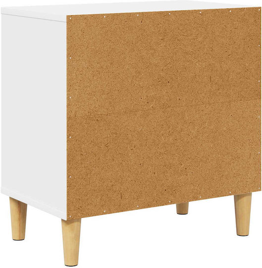 Vidaxl Cat House White 51 x 30 x 52 cm Engineered Wood