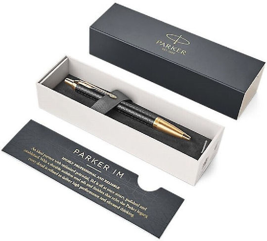 Parker I.M Premium GT Black Gold Pens Ballpoint Personalized