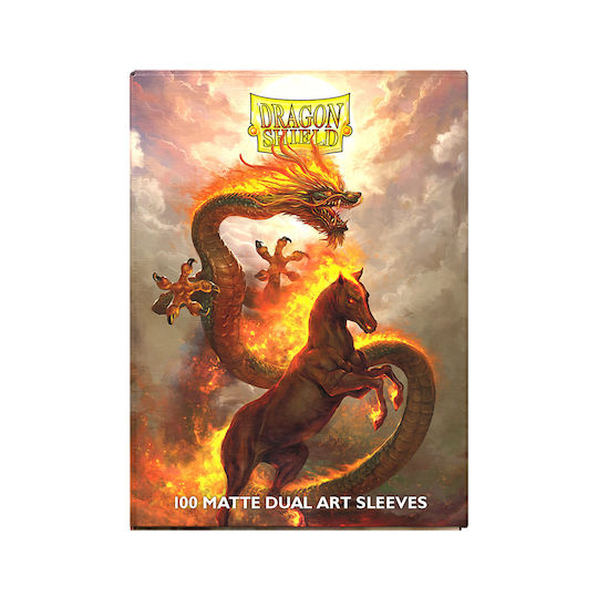 Dragon Shield Manșoane De Carduri Standard Mat Mat Dimensiune Standard 100 Bucăți