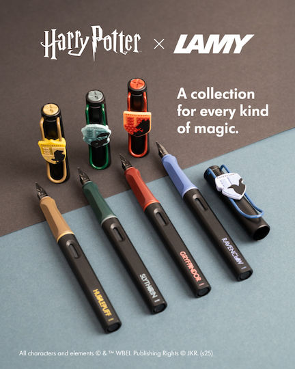 Lamy Safari Set Writing Pen Medium Blue made of Plastic with Blue Ink