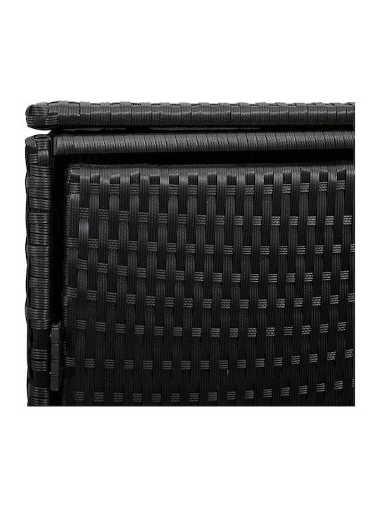vidaXL Canapea Pat pentru câini Negru 115x80cm.