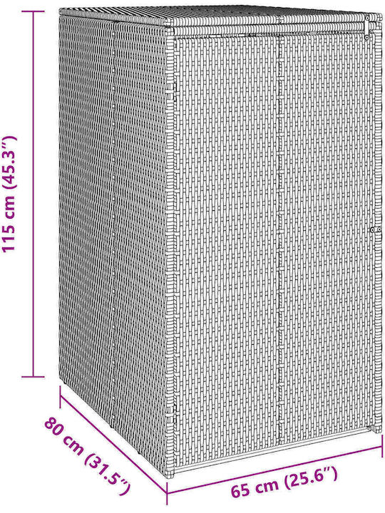 vidaXL Canapea Pat pentru câini Negru 115x80cm.