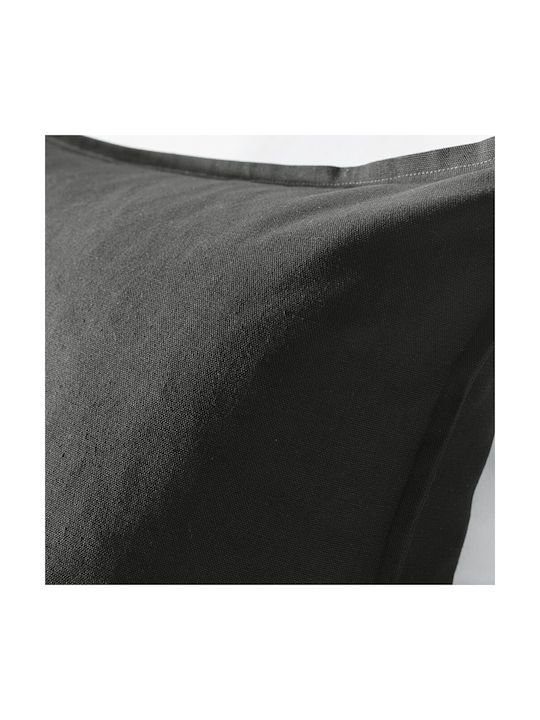 Koupakoupa Respect Your Elders Sofa Cushion 100% Cotton Black 50x50cm