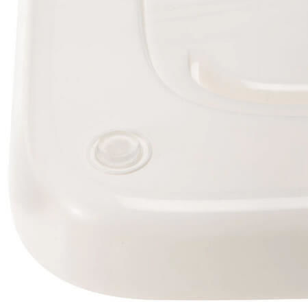 Ferplast Tray Plastic Bowl Food & Water for Dog & Cat with Base 2x 400ml in Gray Color