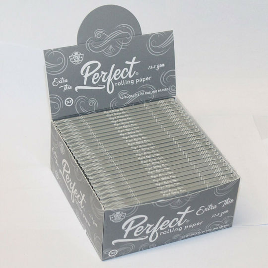 Perfect Perfect Ασημί Slim Χαρτάκια Στριφτού Τσιγάρου Slim King Size 33 φύλλα 1τμχ