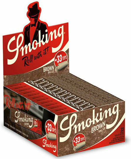 Smoking Foițe de Țigări Rulate King Size cu Hârtie de țigări 33 foi 1buc