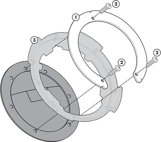 Givi Tank Mounts for Yamaha Tenere 700
