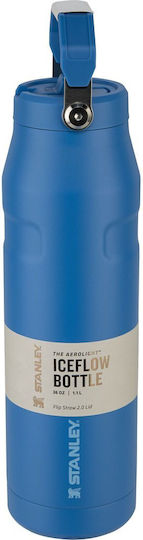 Stanley IceFlow Bottle Flip Μπουκάλι Θερμός Πλαστικό BPA Free 1.06lt Flip Straw με Καλαμάκι