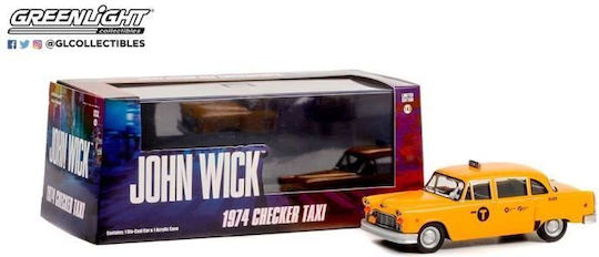 Miniaturi Montate Checker Marathon N.y.c Taxi John Wick 1974 Scara 1 Greenlight