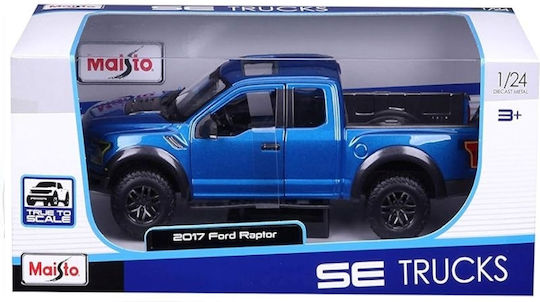Maisto Se Trucks 2017 Ford Raptor Blue 1:24