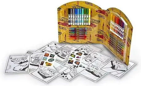 Crayola Cars 3 Комплект За Рисуване Над 40 Бройки Моливи Картинки За Деца Над 3 Години 102937 1-79