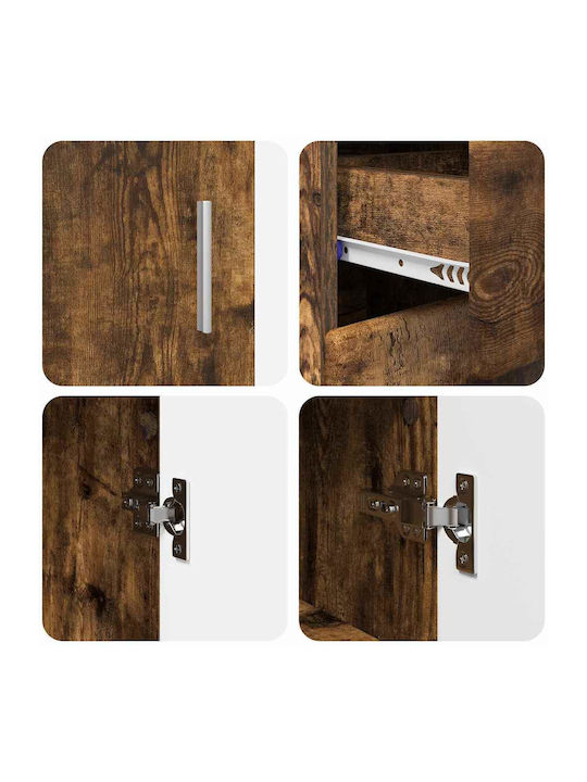 Bufet Smoked Oak 88.5x30.5x73cm