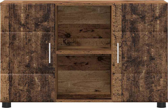 Sideboard Wooden Old Wood 88.5x30.5x55.5cm