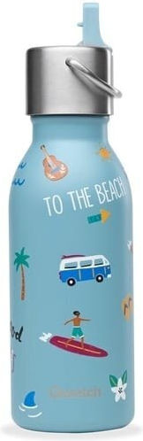 Qwetch Kids Water Bottle Stainless Steel Blue 350ml