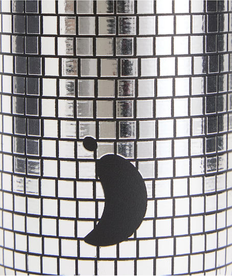 Chilly's Series 2 Disco Kids Water Bottle Thermos Stainless Steel with Screw Cap Non Spill Silver 500ml