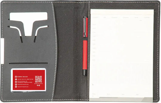Conference Bifold Leatherette Folder Pen Case Computer Case Card Holder Final Code Tamba