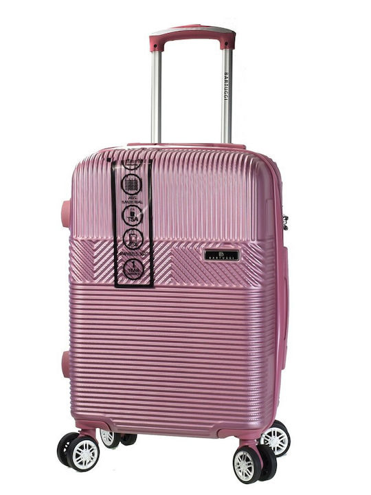 Bartuggi Reisekoffer Hart Rosa für Kabine mit 4 Rädern Höhe 55cm