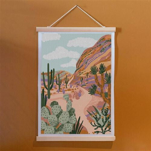 Diamond Painting Κολάζ Στρας Desert Hills La Petite