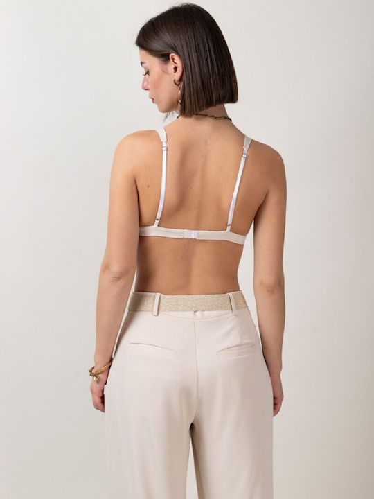 Helmi Bralettes Triangel Bustier Elastisch Crem