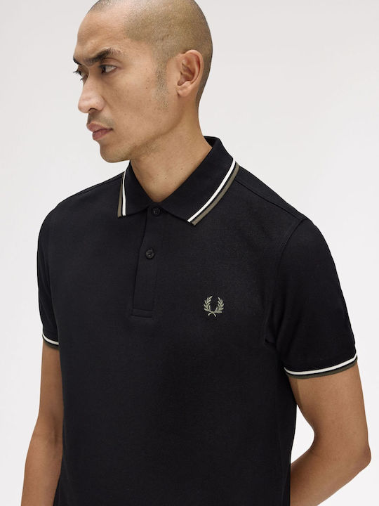 Twin Tipped Polo Μπλούζα Κοντομάνικη Μαύρη