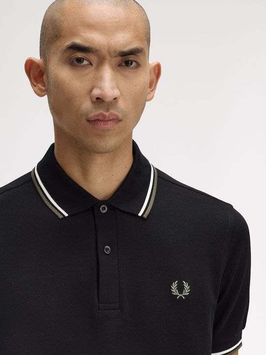 Twin Tipped Polo Μπλούζα Κοντομάνικη Μαύρη