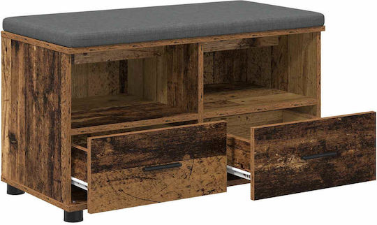 Eingangsmöbel mit Bank Old Wood 80x38x46cm