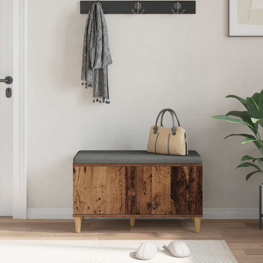 Eingangsmöbel mit Bank Old Wood 60x38x46cm