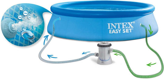 Intex Piscină Rotundă PVC Gonflabilă 244x61cm Albastră