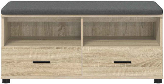 Eingangsmöbel mit Bank Sonoma Oak 100x38x46cm